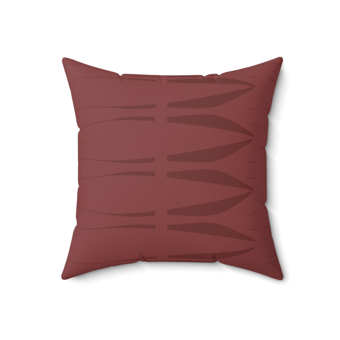 square accent pillow with wine print