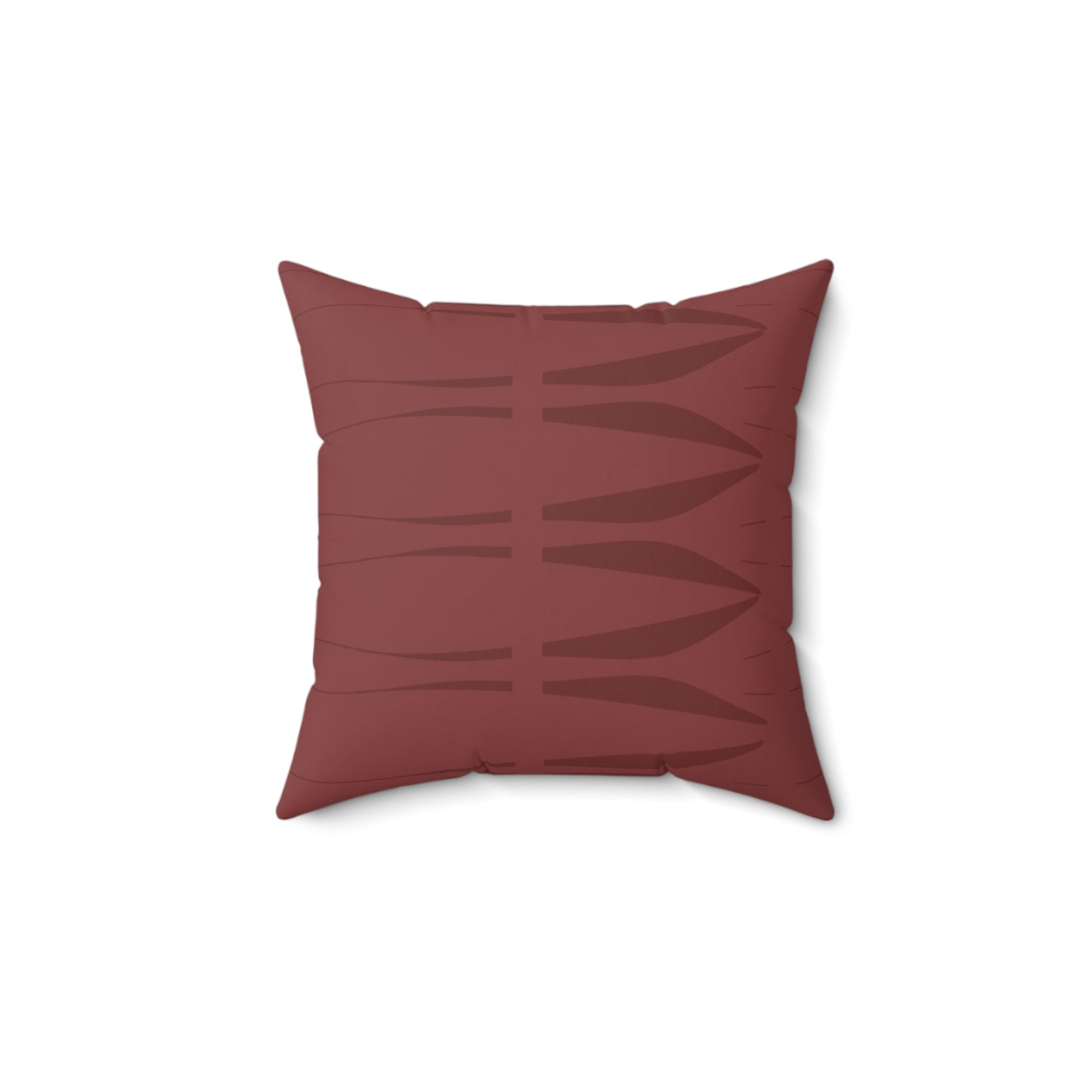 square accent pillow with wine print