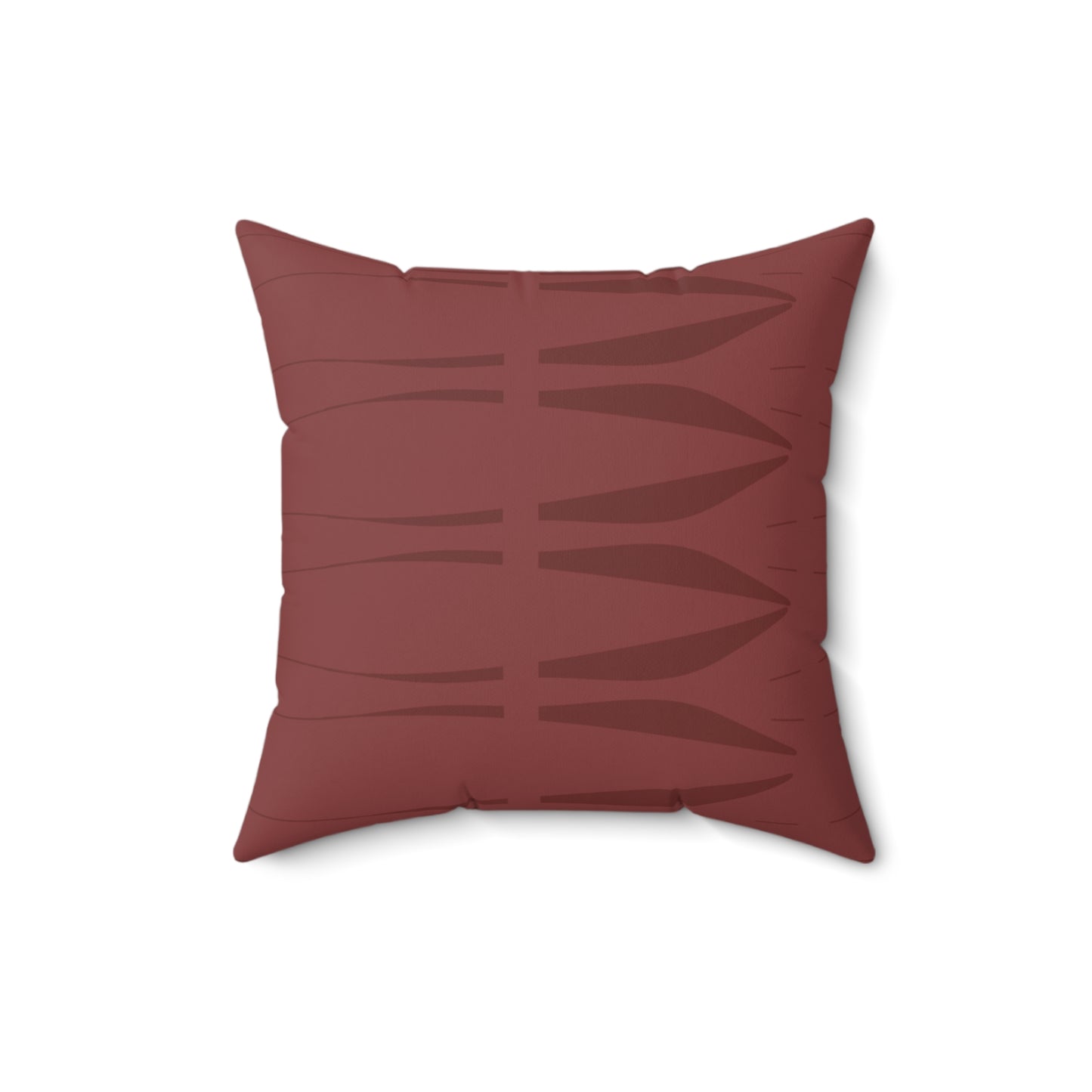 square accent pillow with wine print