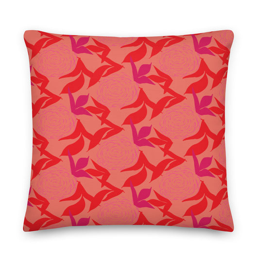 vintage bloom pillow